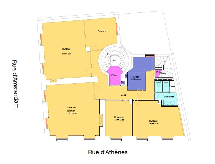 Bureau Paris 721m² Location bureau Paris OLBUR2200940 9